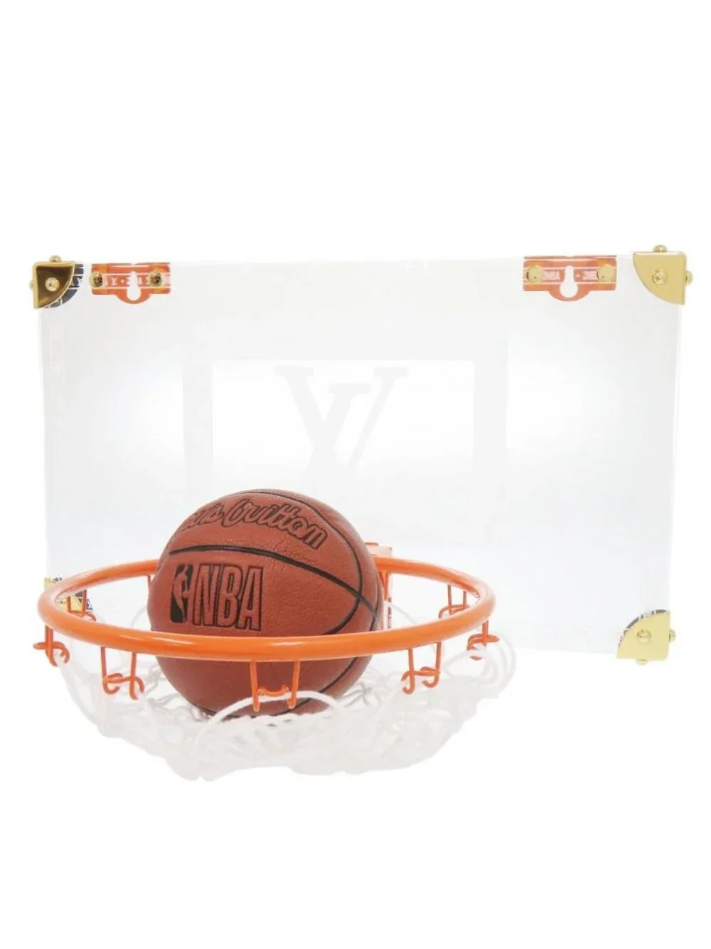 Louis Vuitton NBA Basketball Togo Mini Ball Leather Plexiglass Multicolor